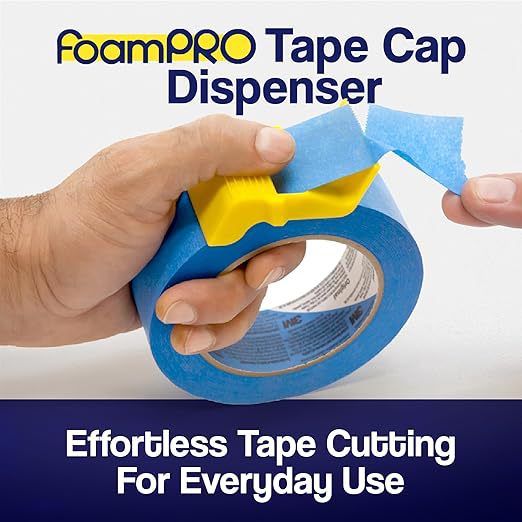 15 Pack Masking Tape Cutter Set (5 x 3 Sizes) Compact Clip-On Dispenser for 1" view 3