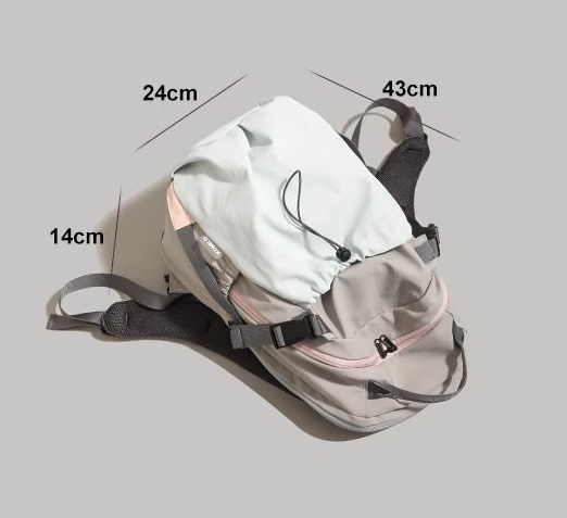 Green Minimalist Laptop Backpack Large Capacity 43cm for Men and Women view 2