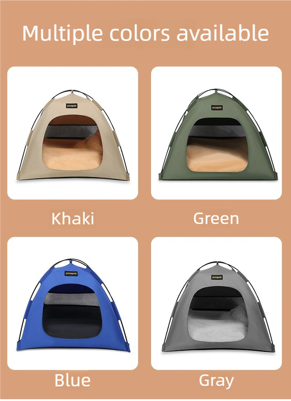 Small Size Pet Tent for Cats & Dogs(Green) - Portable Comfort Shelter with view 3