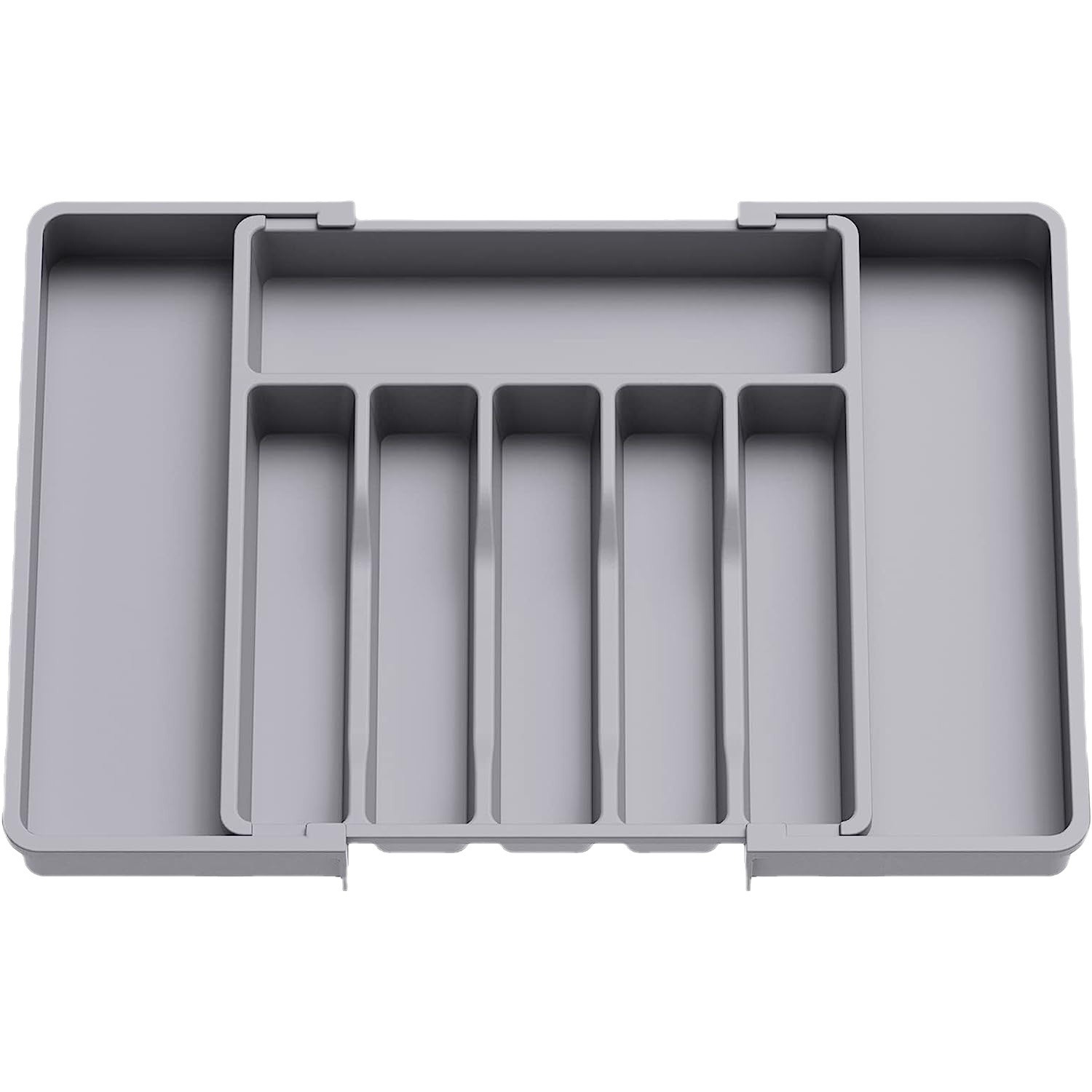 Grey Adjustable Cutlery Tray (33-57cm) — image 1