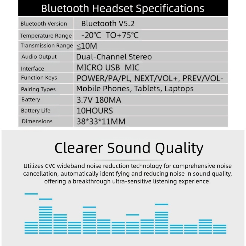 Blue Sports Headband with Removable Bluetooth Speakers view 5