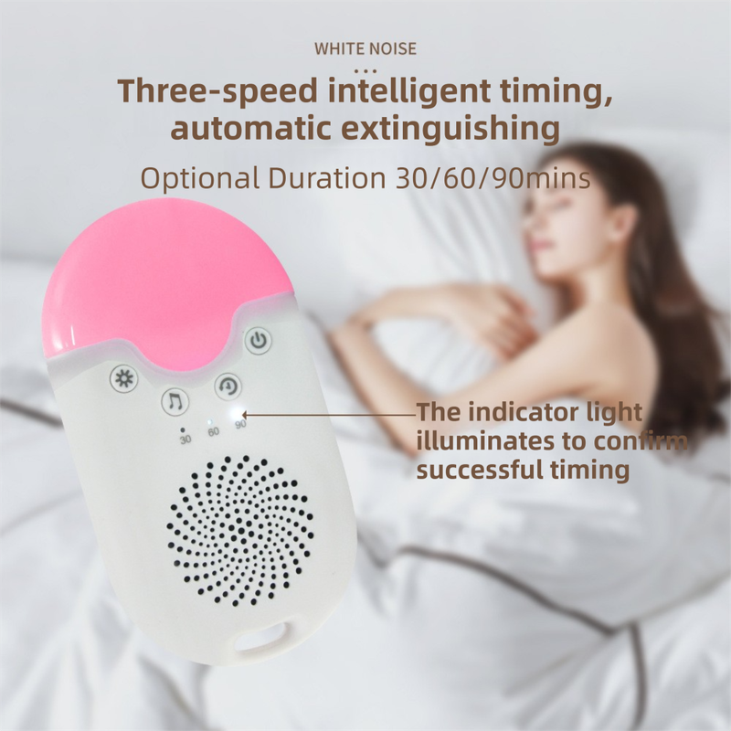 Portable Baby Sleep White Noise Machine(12.5*7*3.5 CM) With Soothing Sounds view 3