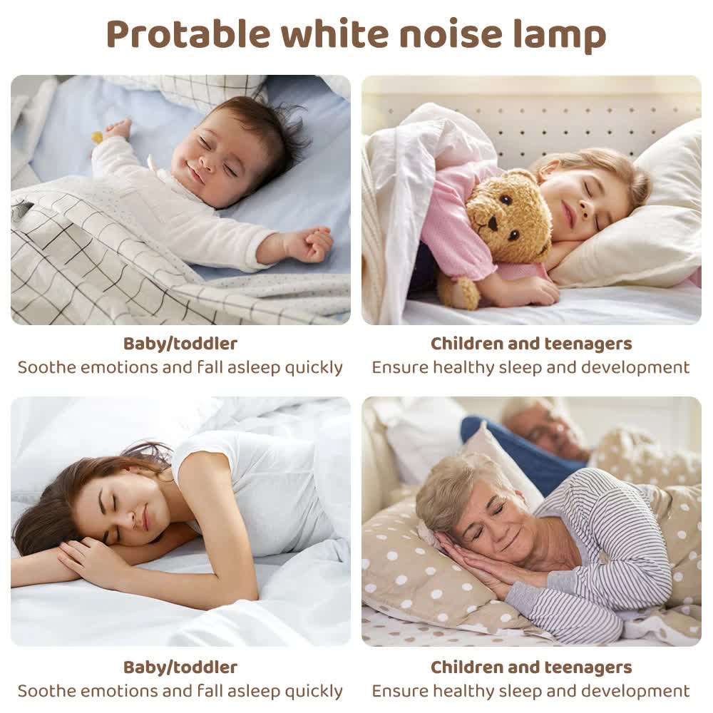 Portable Baby Sleep White Noise Machine(12.5*7*3.5 CM) With Soothing Sounds view 5