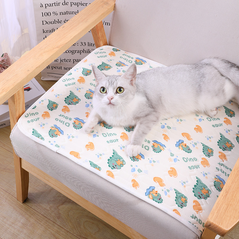 2-Pack Black Cat Pet Summer Cooling Latex Pad (L Size: 60*45cm) - Breathable view 5