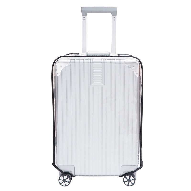 2-Pack 20" Clear PVC Luggage Cover - Heavy-Duty Waterproof & Scratch-Resistant — image 1