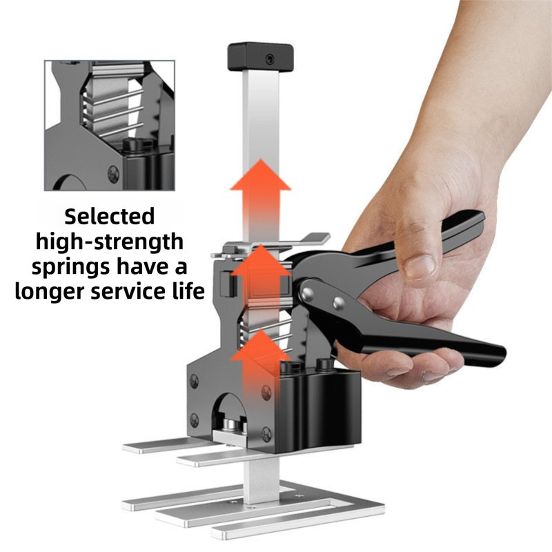 Two-Piece Heavy-Duty Metal Tile Lifter (29cm Max Lift)- Dual-Rod Precision view 2