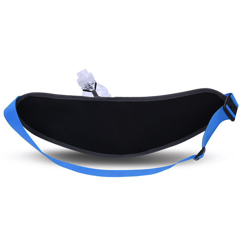 Black Adjustable Large Capacity Outdoor Sports Running Waist Pack(Waistline view 5
