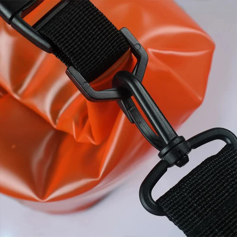 Blue 5L PVC Waterproof Swimming Bag Bonus with Waterproof Phone Pouch view 4