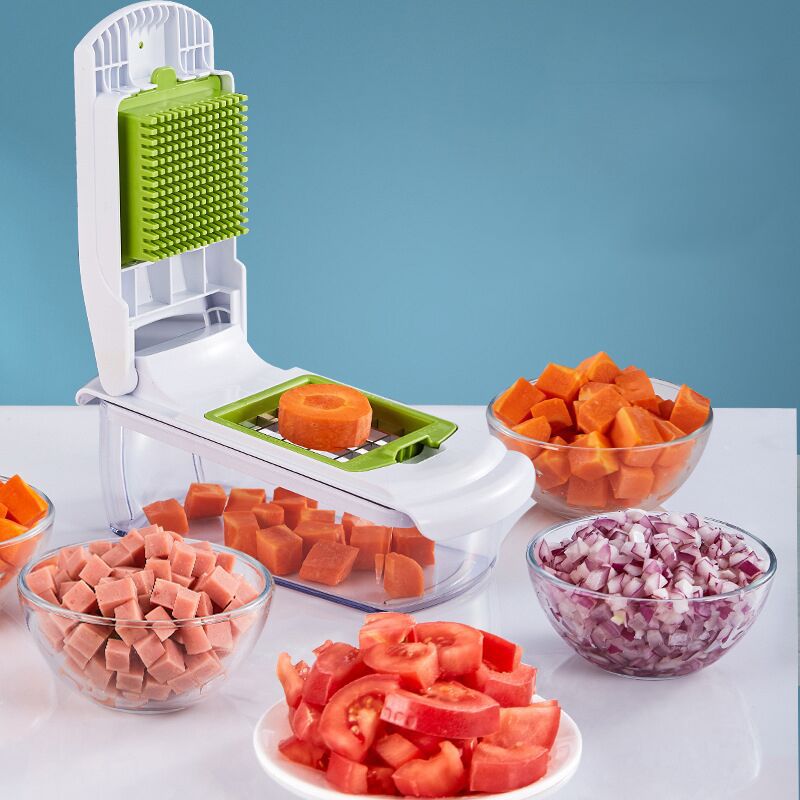 18-Piece Black Multi-Function Vegetable Chopper & Slicer Set - Rotary Grater view 4