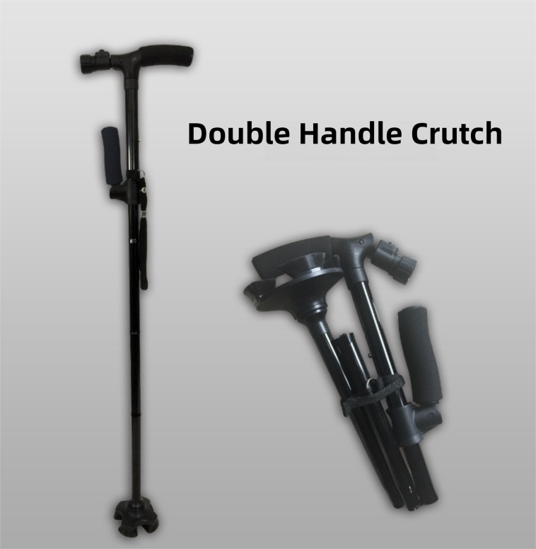 Folding LED Walking Cane with Dual Handle - Adjustable(88-98CM) view 4