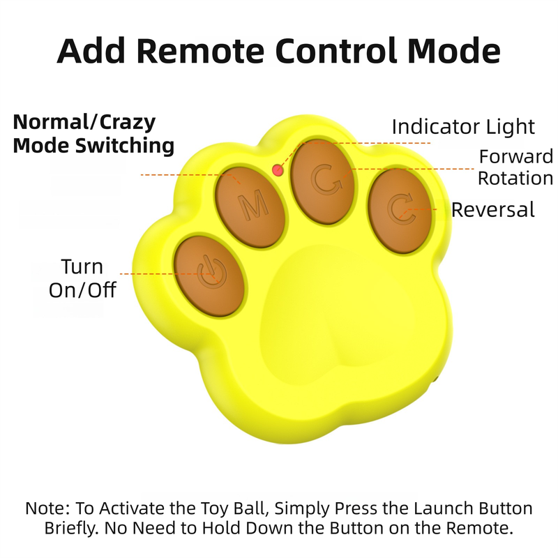 Orange Durable TPU Smart Interactive Electric Pet Toy Ball With Remote view 6