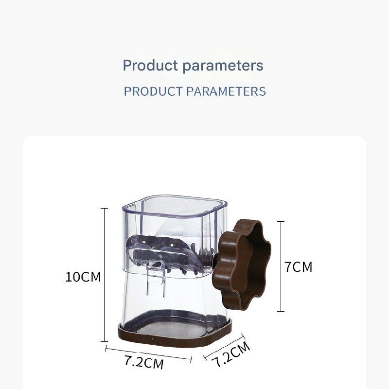 Navy blue Manual Nut & Chocolate Grinder - Effortless Peanut Walnut Chopper view 4