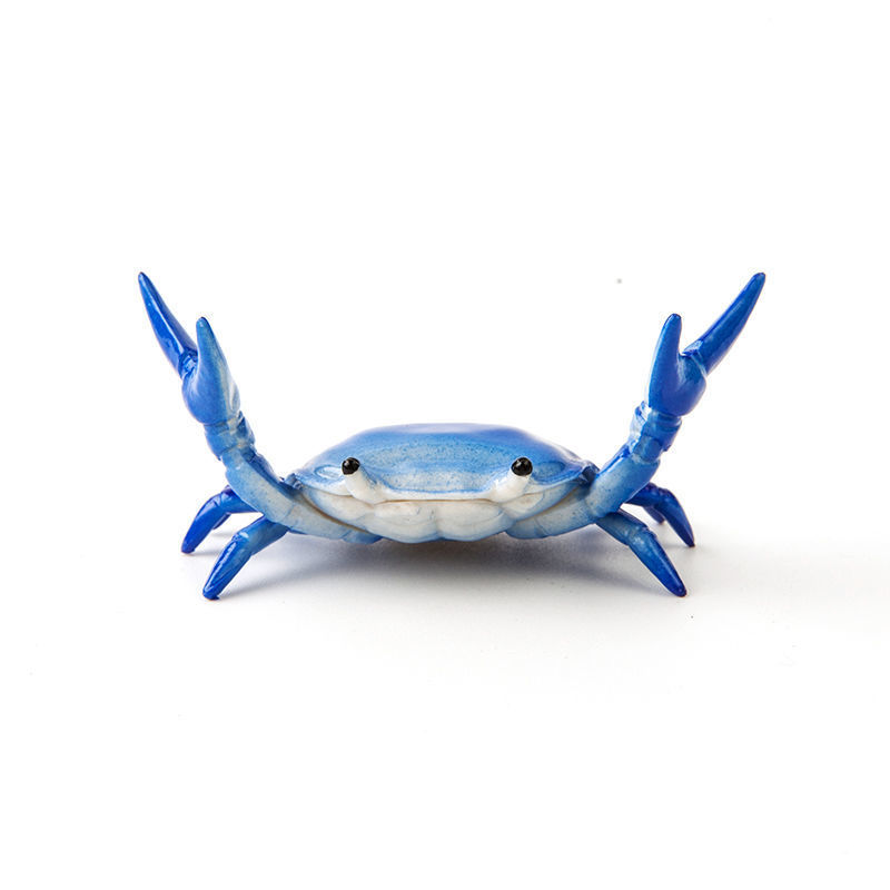 3-Pack Blue Creative Crab Pen Holders - Cute Desk Organizer & Phone Stand — image 1