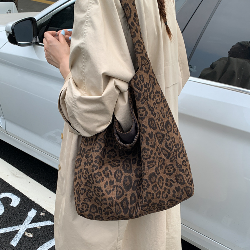 Coffee color New Design Women's Shoulder Bag - Felt Fabric Tote Bag view 2