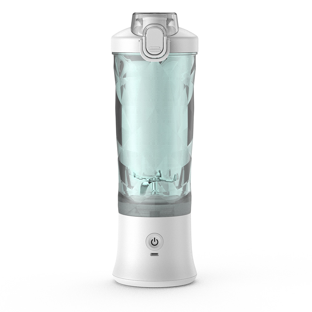 White Portable Blender 600ml Personal Smoothie Maker USB Rechargeable Juicer — image 1