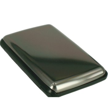3-Pcs Grey Slim Aluminium Credit Card Holder RFID Blocking Wallet Hard Shell — image 1
