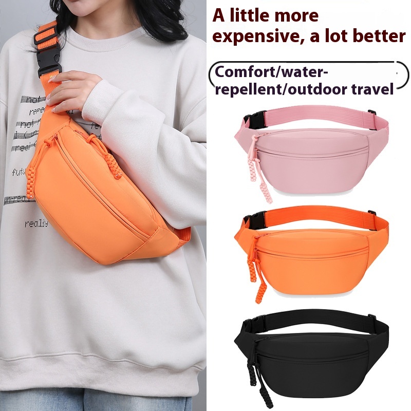 Orange Women's Fashion Crossbody Sling Bag Large Capacity Casual Shoulder Bag view 5