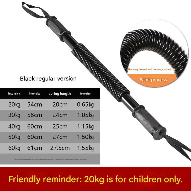 Black Power Twister Bar Upper Body Workout Equipment Chest Expander Arm view 4