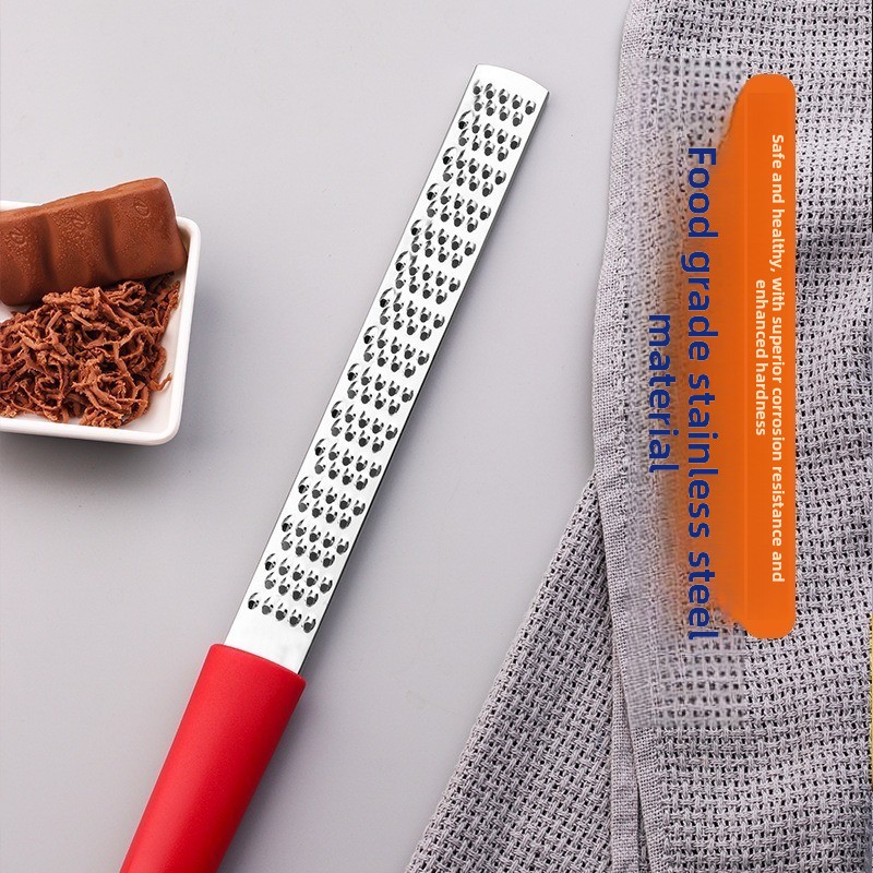 3-PCS Black Stainless Steel Lemon Zester and Cheese Grater 32cm Long view 3