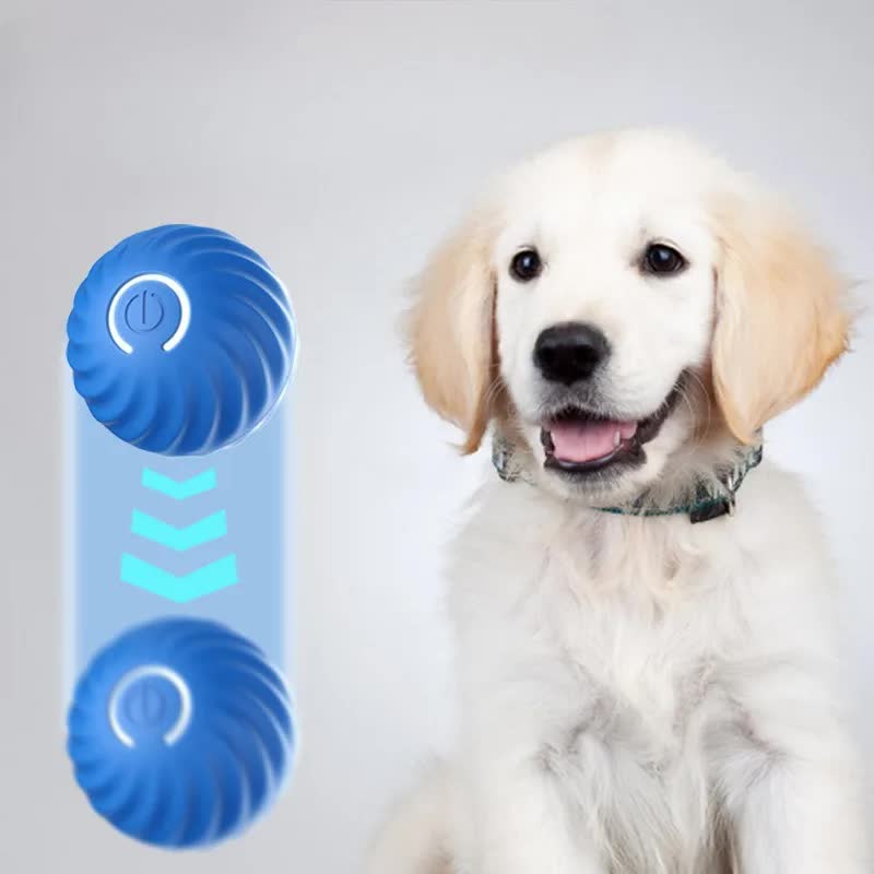 Blue Interactive Gravity Bouncing Dog Toy Ball(56MM) - Smart Automatic Teasing view 4