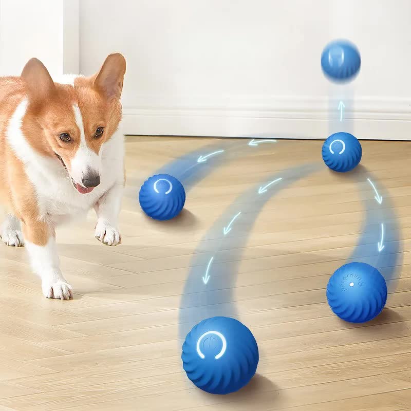 Blue Interactive Gravity Bouncing Dog Toy Ball(56MM) - Smart Automatic Teasing view 5