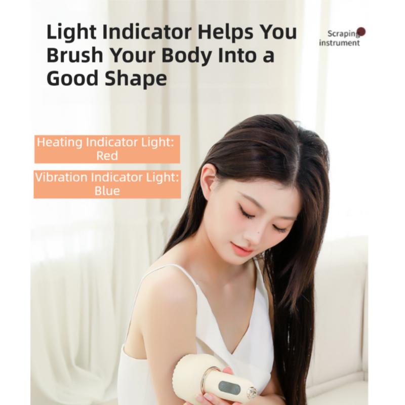 3-in-1 Portable Electric Gua Sha Meridian Cupping Massager Tool With 4 Cupping view 4