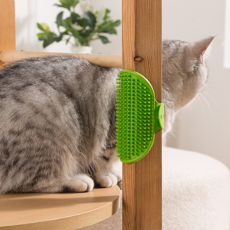 3-Pack Blue Multi-Functional Adjustable Silicone TPR Pet Grooming Massage view 5