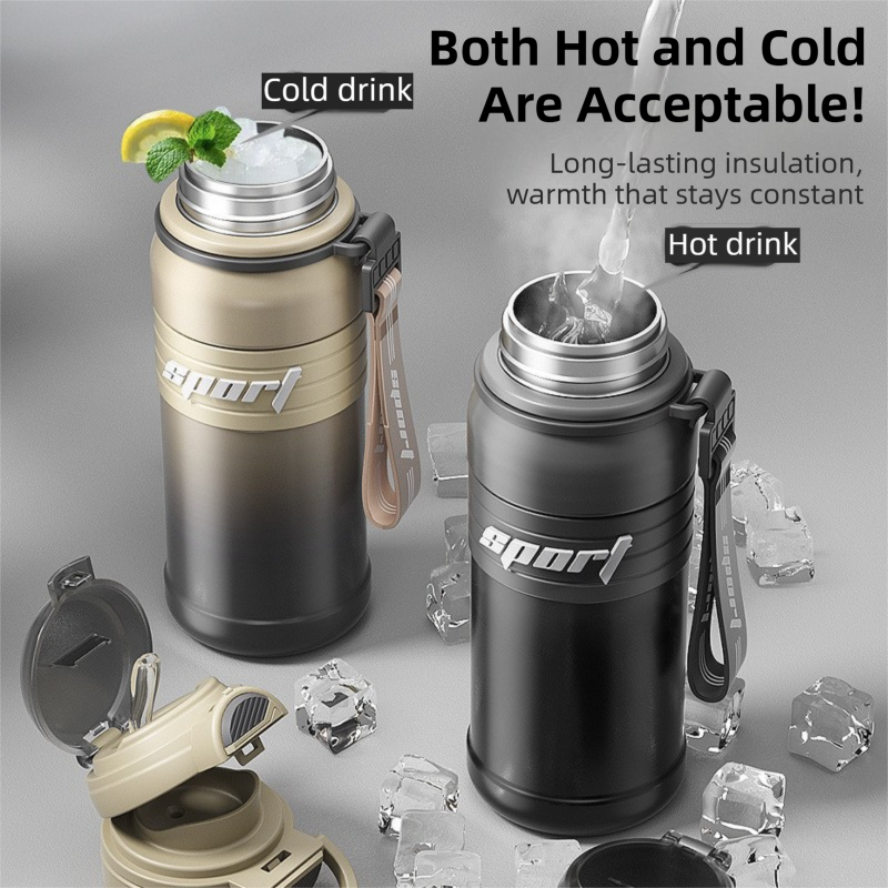 2-Pack Gradient Coffee 670ml Large Capacity Sports Insulated Tumbler - 316 view 3