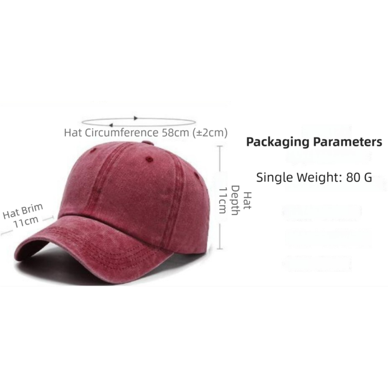 Grey Washed Cotton Baseball Cap with Cat Print - Spring/Summer Casual view 4