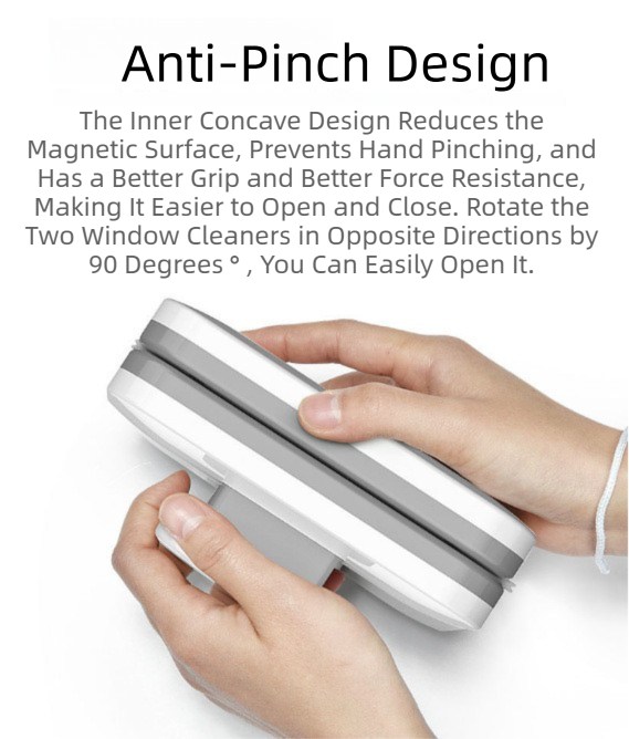 One Pair Magnetic Double-Sided Window Cleaner for 3-10mm Glass - Professional view 3