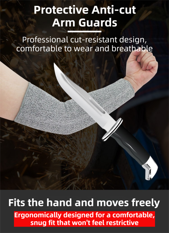 One-Pair 5 Level Cut-Resistant Arm Protection Sleeves(30CM) - Anti-Slash & view 2