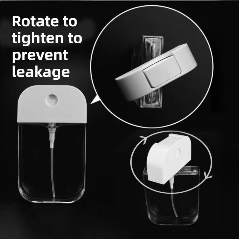3-Pack Ultra-Slim 50ml Card-Style Travel Spray Bottle with Orange Silicone view 3