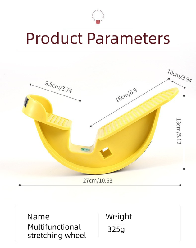 1-Pair Yellow Reinforced Calf Stretcher Slant Board - Professional Non-Slip view 5