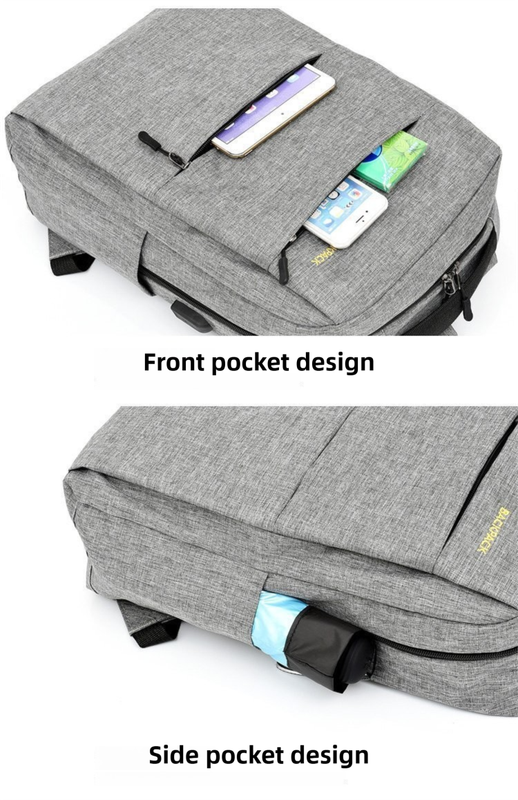 Blue 3-PCS Multi-Functional & Lightweight Backpacks Set for Students - Large view 6