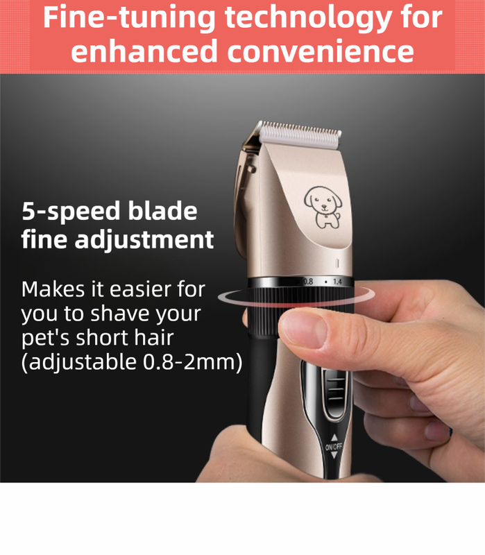 Gold K5 Lightweight Pet Precision Grooming Clipper - USB Rechargable view 3