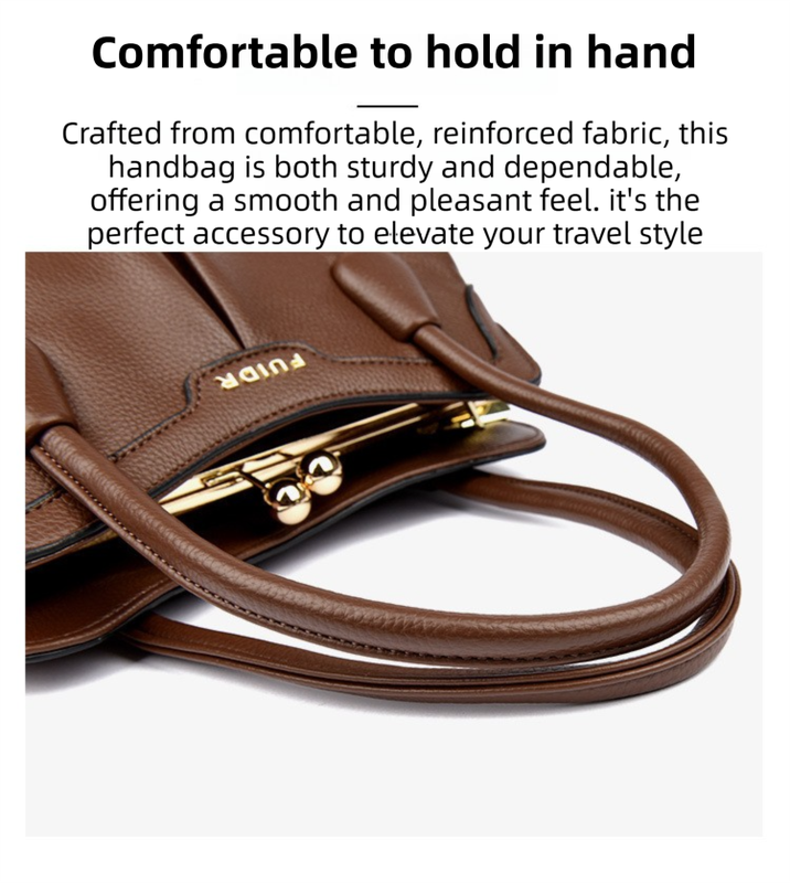 Green Women's Premium Wear-Resistant Leather Shoulder Bag - Vintage Frame view 5