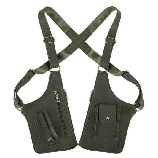 Army Green Multi-functional Expandable Men's Tactical Chest Rig Bag — image 1
