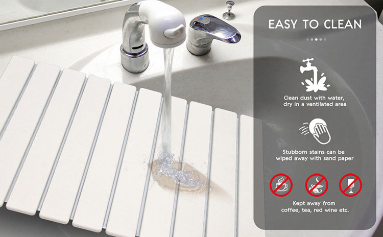 30x40cm Foldable Marble Pattern Kitchen Dish Drainer(Style 1) view 6