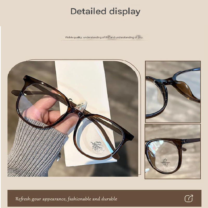 3 Pack black Women's Blue Light Blocking Glasses Non-Prescription 0 Degree view 3