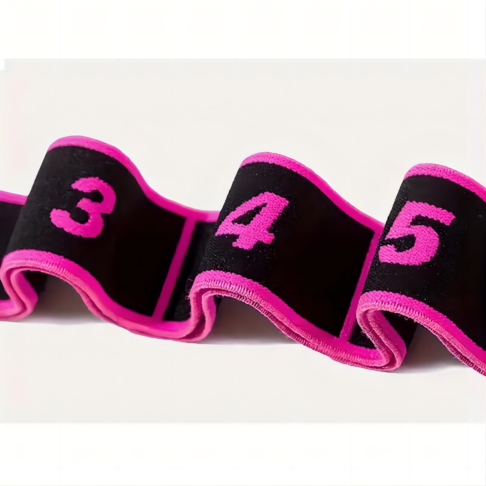Yellow 3 Pack Multi-Loop Yoga Stretching Strap with Numbered Sections 90cm view 2