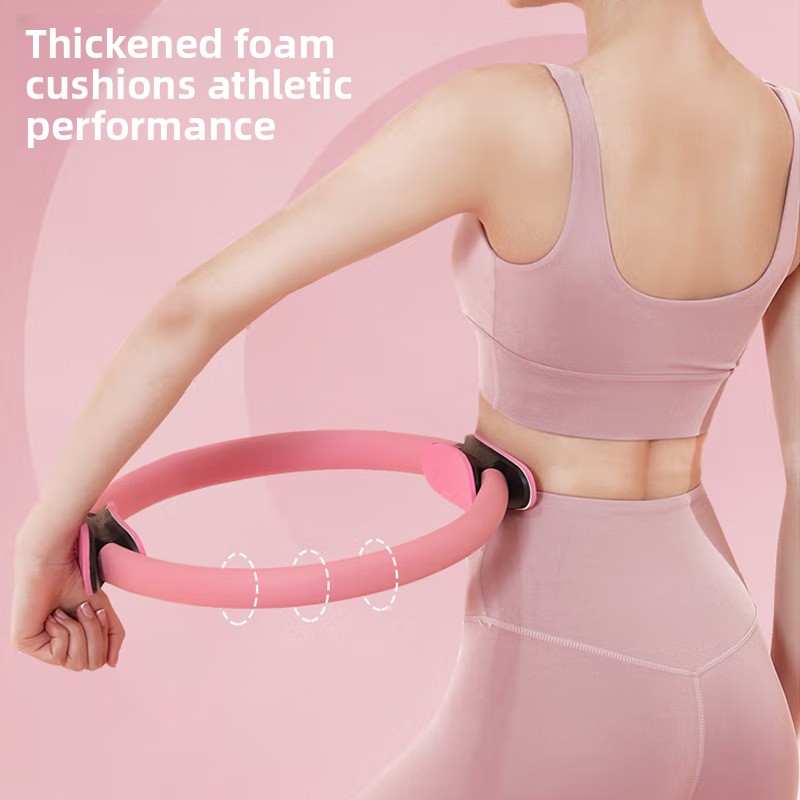 Purple Pilates Ring Exercise Tool – High-Elasticity Yoga Ring for Core Strength view 5