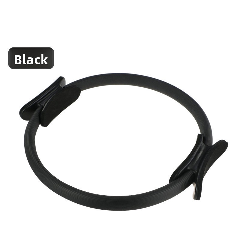 Black Pilates Ring Exercise Tool – High-Elasticity Yoga Ring for Core Strength — image 1