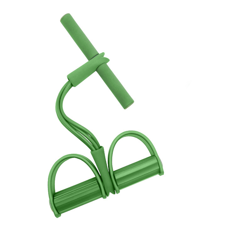 Green Home Multi-Function Foot Pedal Resistance Trainer – 4-Strand Elastic — image 1