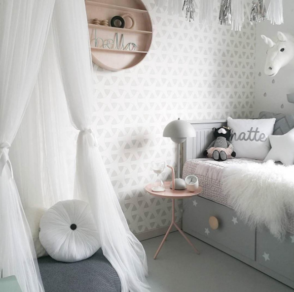 White Nordic Style 7-Layer Tulle Bed Canopy 300cm Extra Long 60cm Dome for view 3