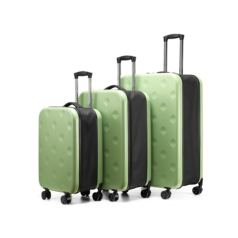 Grey 20 Inch Foldable Carry-on Suitcase with 360 Spinner Wheels and view 5
