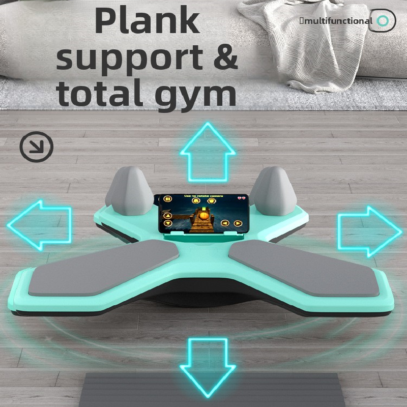 Green Multi-functional Balance Board with Timer for Core Training and Fitness view 3