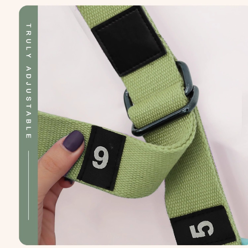 Blue Aerial Yoga Door Hanging Strap for Home Workouts Adjustable Stretch Band view 6