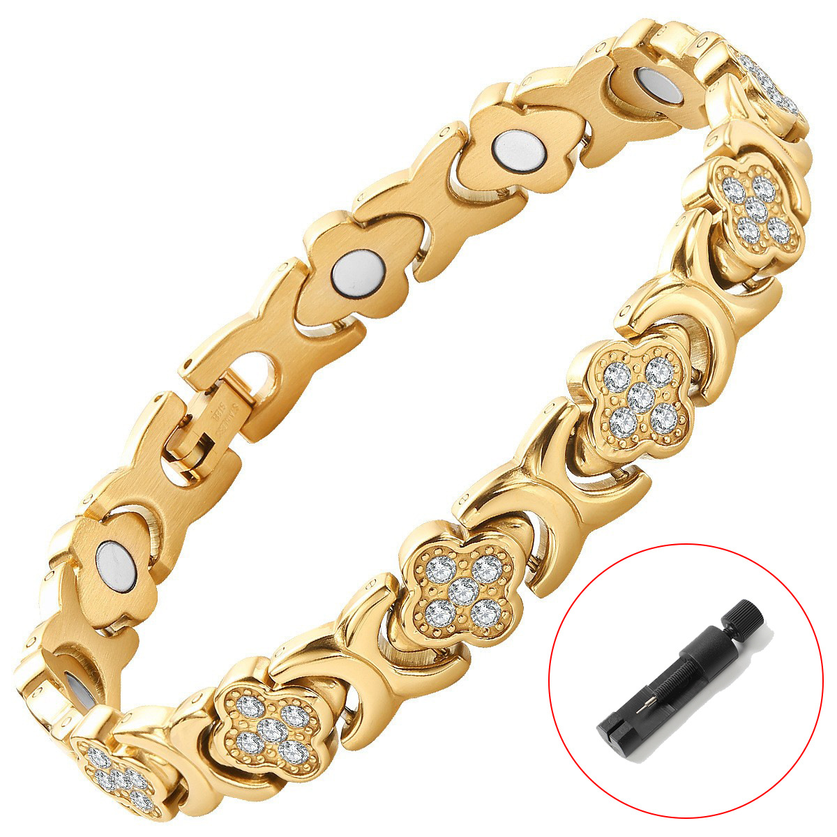 Antique bronze brushed finish New Fashion Lightweight Luxury Four-Leaf Clover view 4
