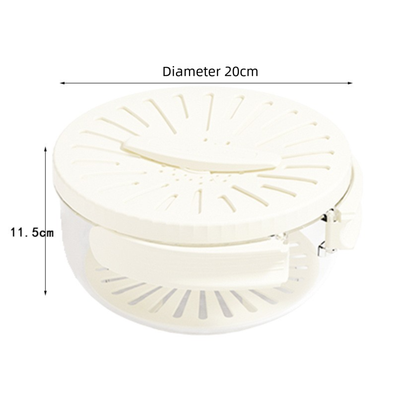 White large Multi-functional Fruit and Vegetable Washing Bowl with Lid and — image 1