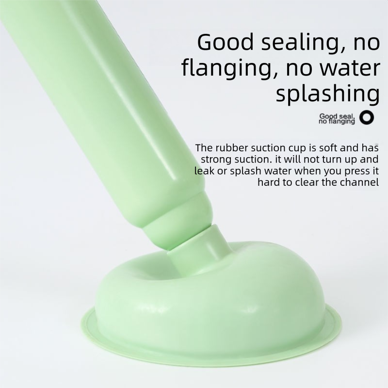 Pink High-Pressure Toilet Plunger with Vacuum Seal – Powerful Drain Unclogger view 6